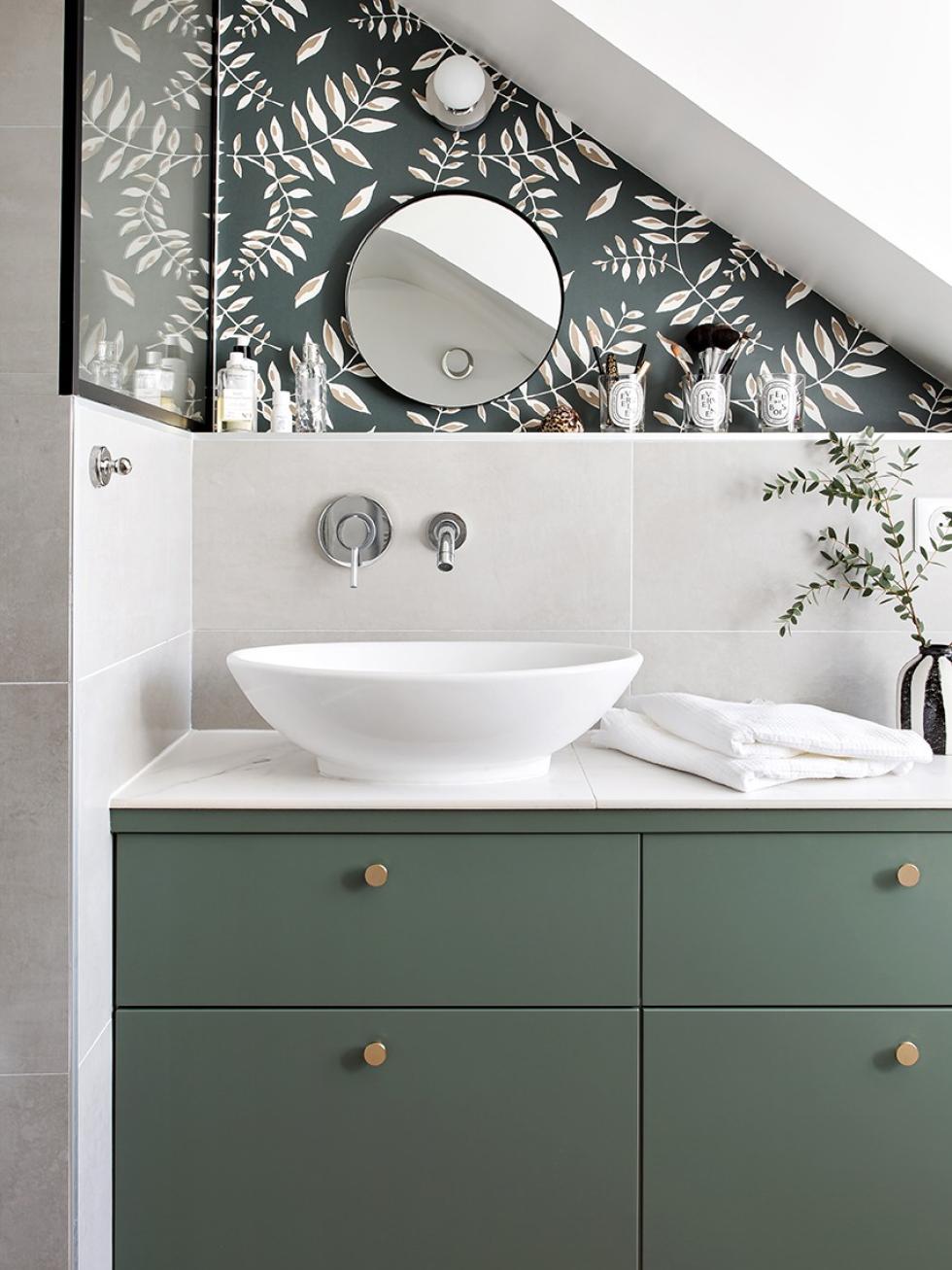 Badezimmer Grün 03 - Vert de gris aus Metod Korpussen Plum Living