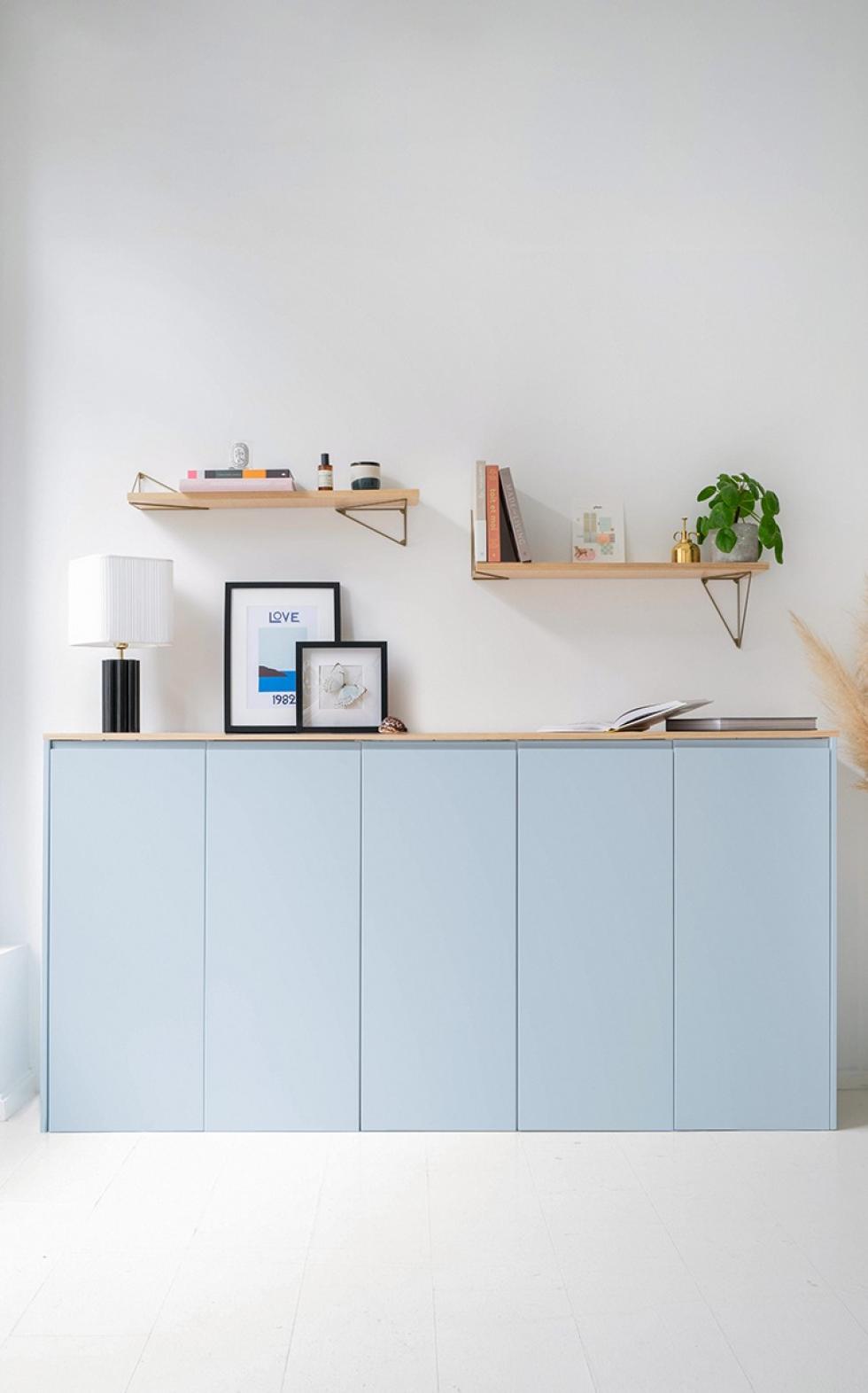 Sideboard in Blau 04 - Ciel voilé