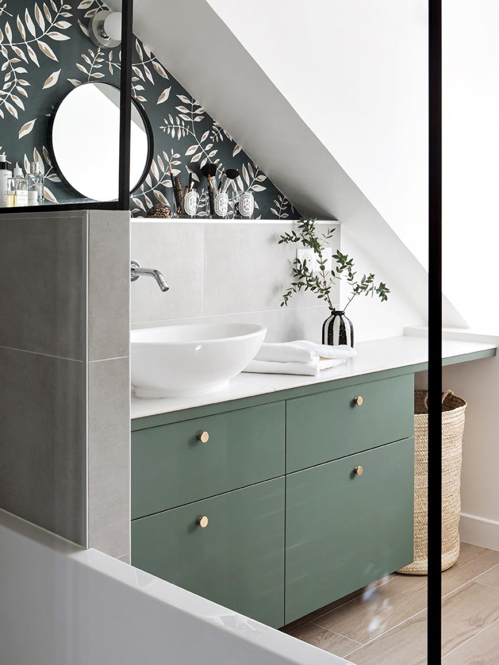 Badezimmer Grün 03 - Vert de gris aus Metod Korpussen Plum Living