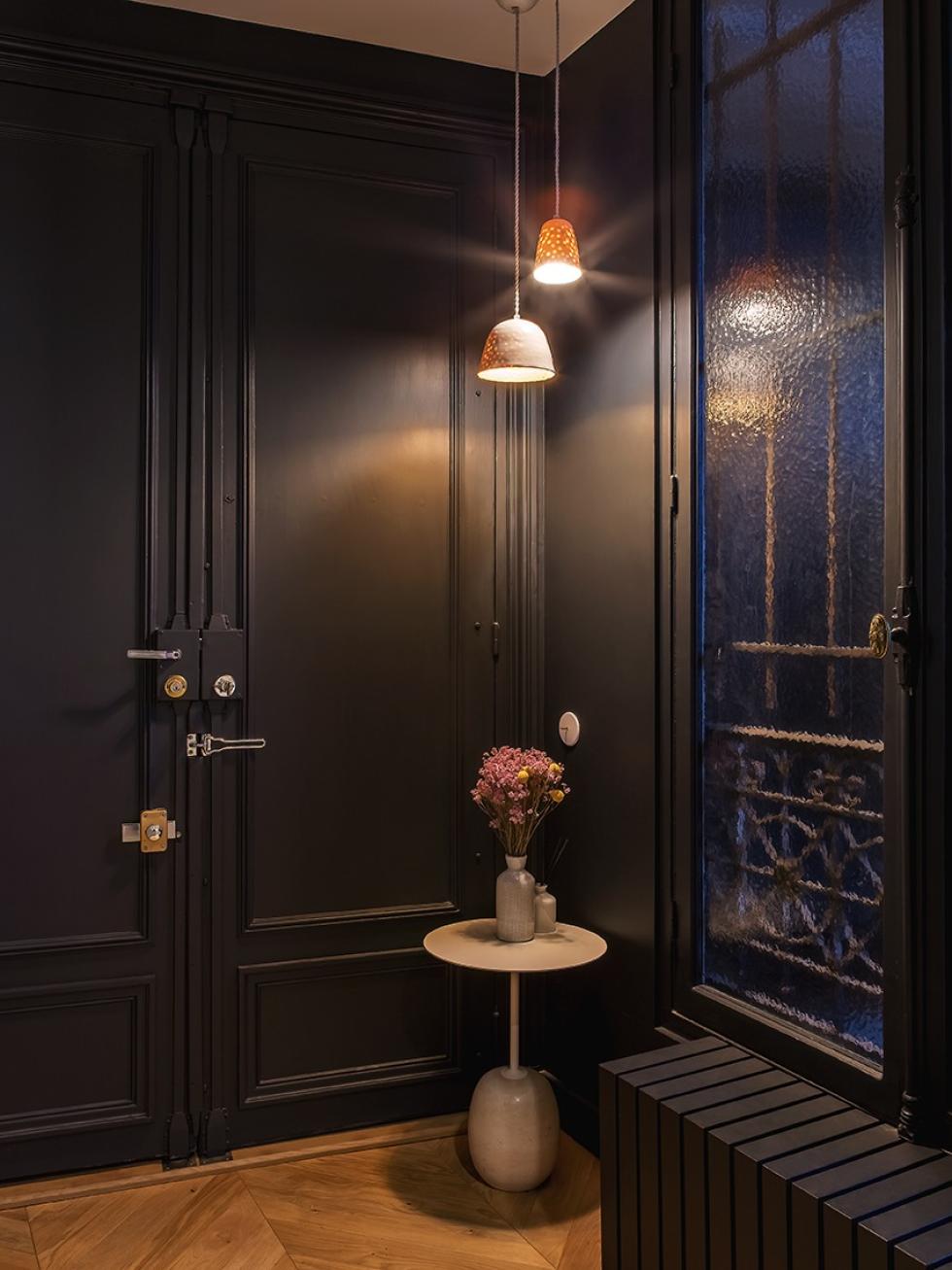 Home Tour: Flur in der renovierte Maisonettewohnung