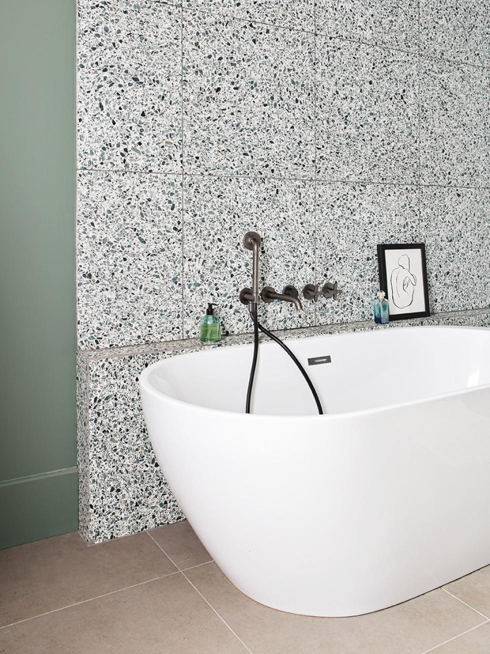Terrazzo-Badezimmer