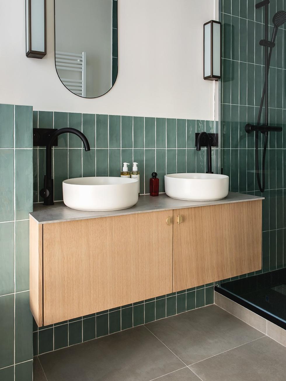 Badezimmer in Eiche