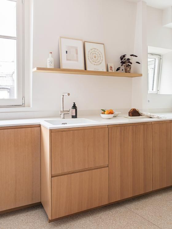 Home Tour: Küche in renovierter Maisonettewohnung