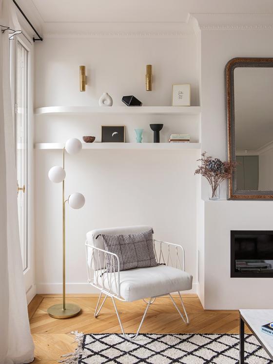 Home Tour: Wohnzimmer in renovierter Maisonettewohnung
