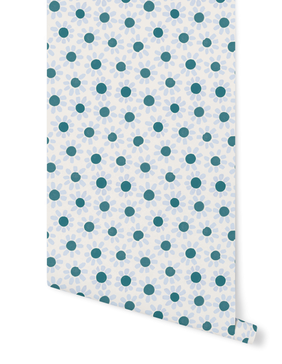 Tapete Jolie Marguerite Plum Living x Papermint in Ivoire