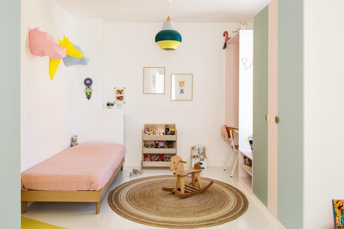 Das Zimmer von Bianca und Leonie - ⓒ Hervé Goluza für Plum Living