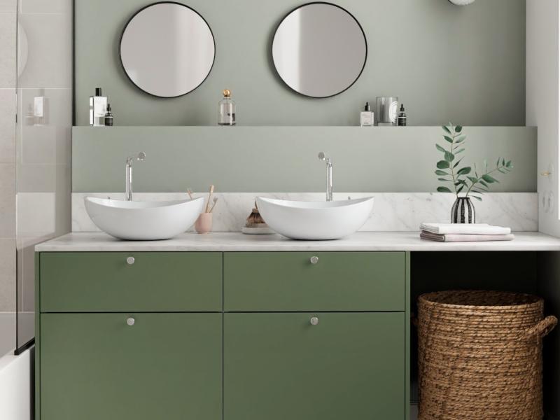 Meuble double vasque - 120cm ou plus