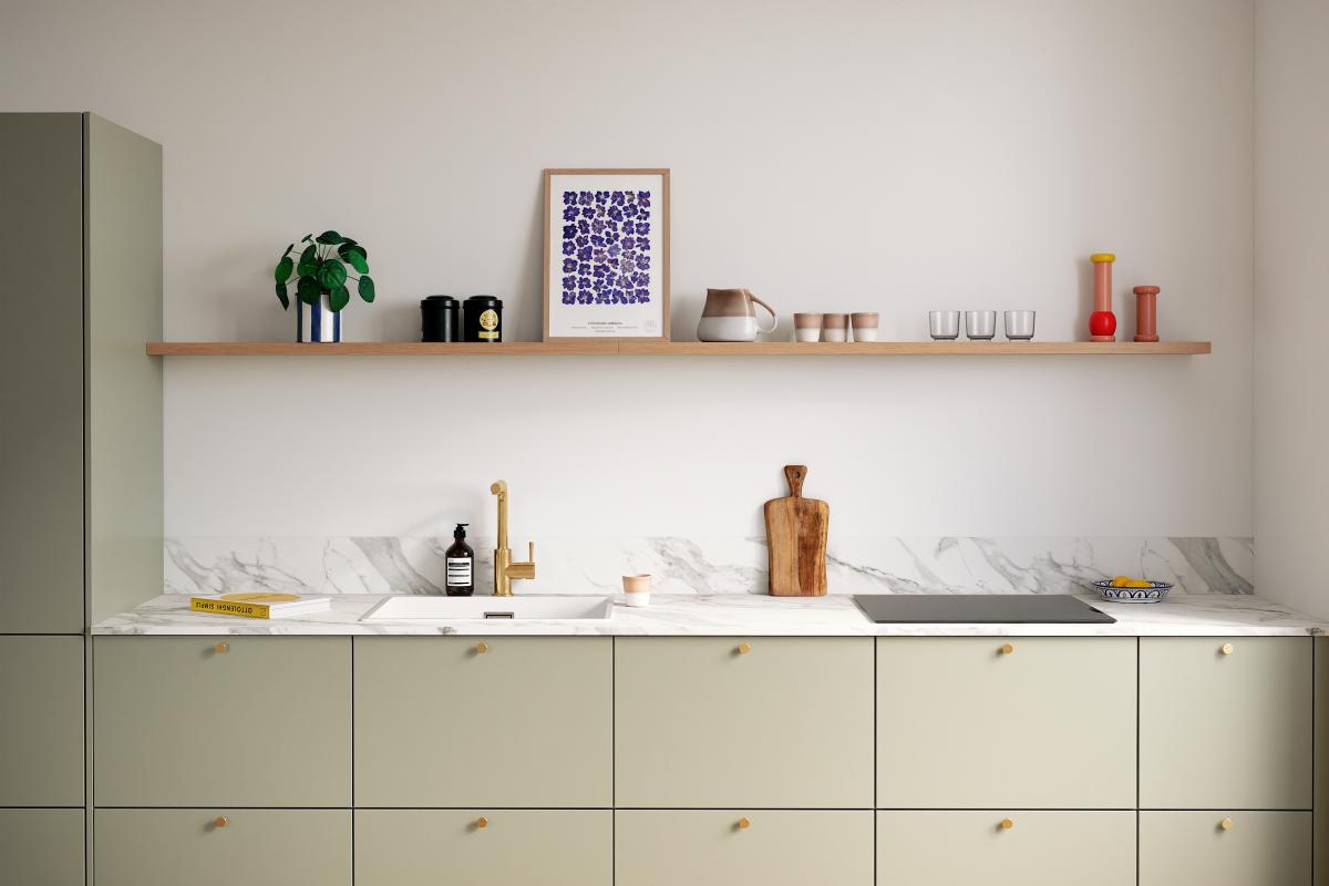 Backsplash Calacatta Marble