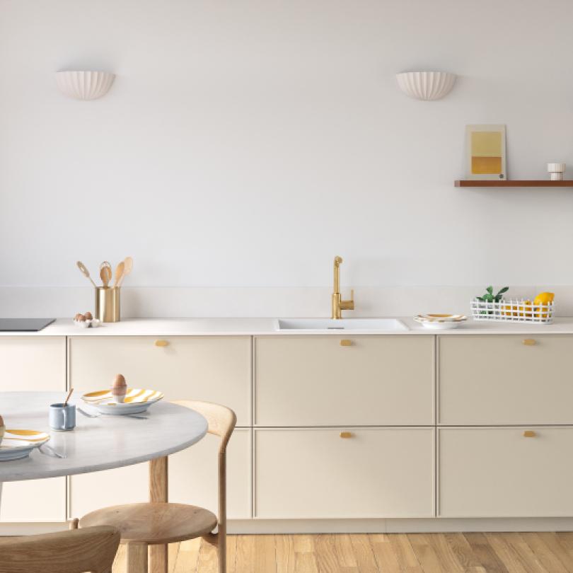 Square floating shelf