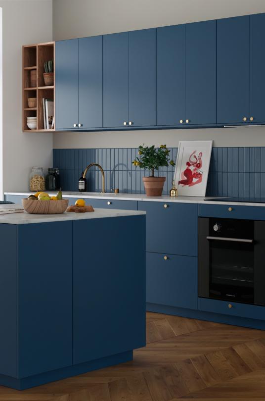 Keramik-Wandfliesen | Blau 03 - Bleu gris