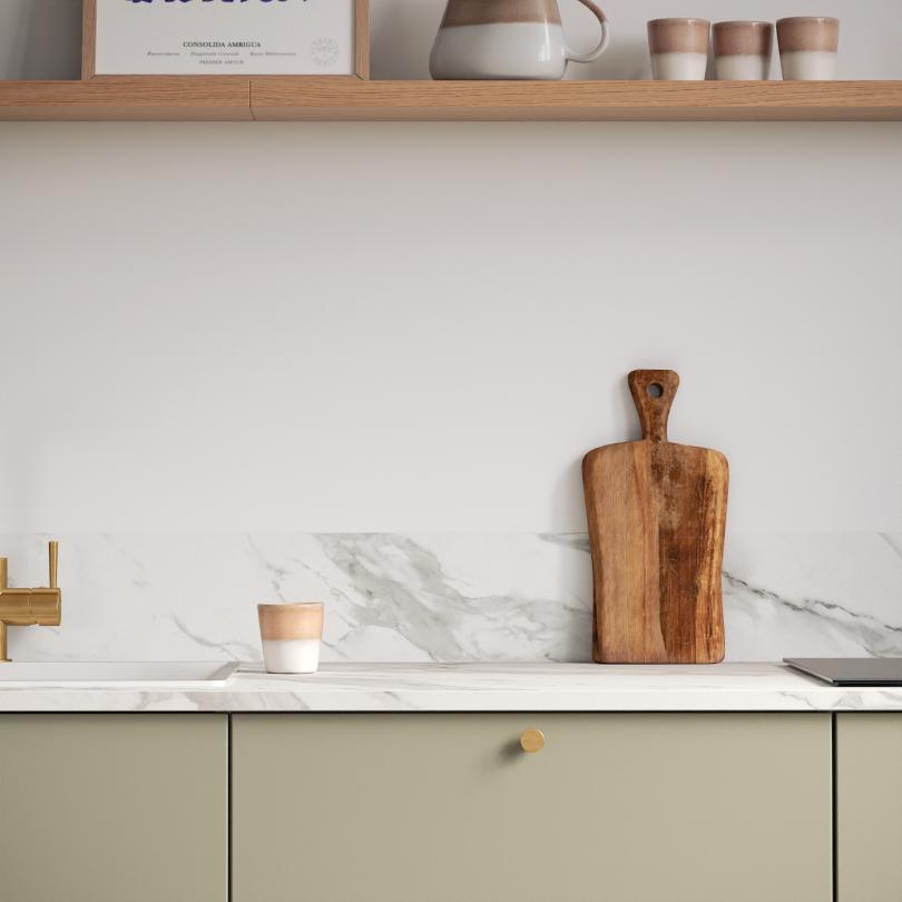 Backsplash Calacatta Marble