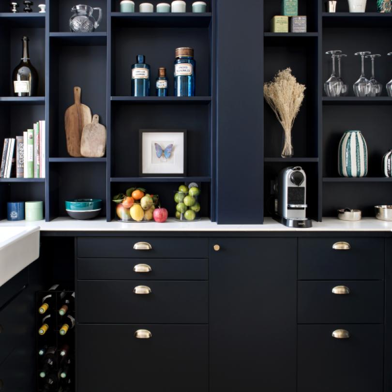 Wandfarbe | Blau 02 - Bleu nuit
