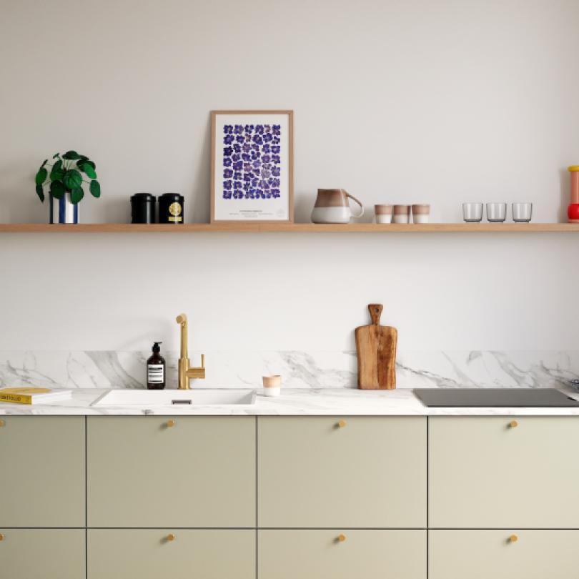 Backsplash Calacatta Marble