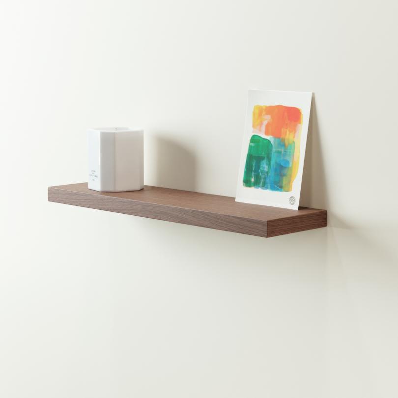Square floating shelf