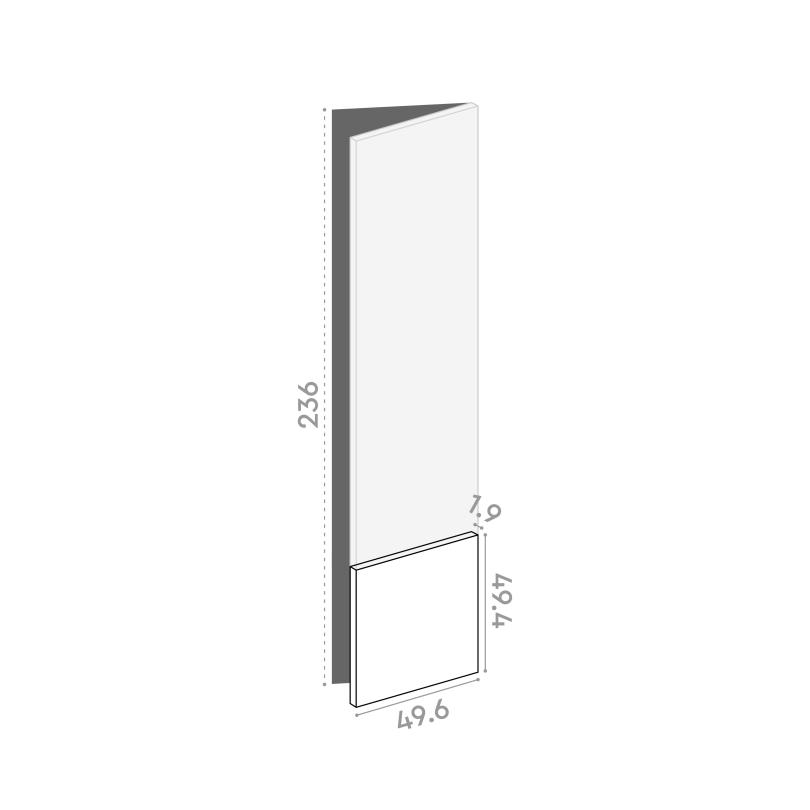 Door 50x50cm - right-hand hinges