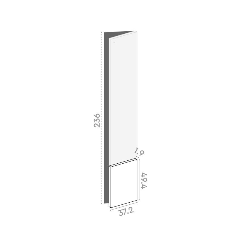 Door 37x50cm - right-hand hinges
