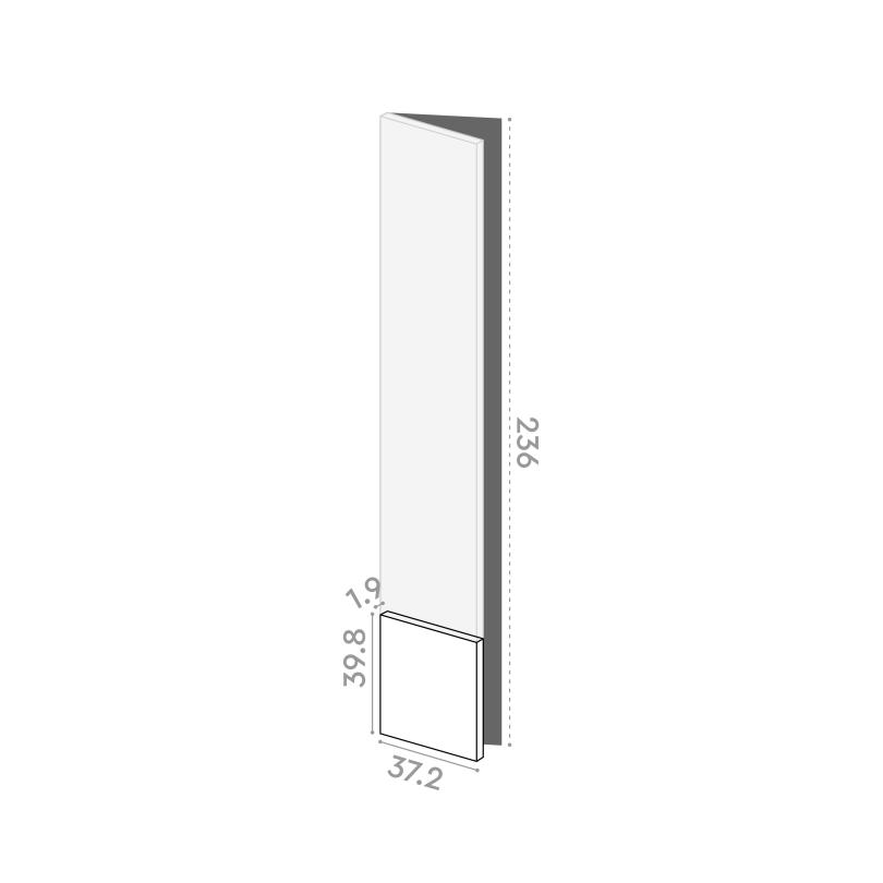 Door 37x40cm - left-hand hinges