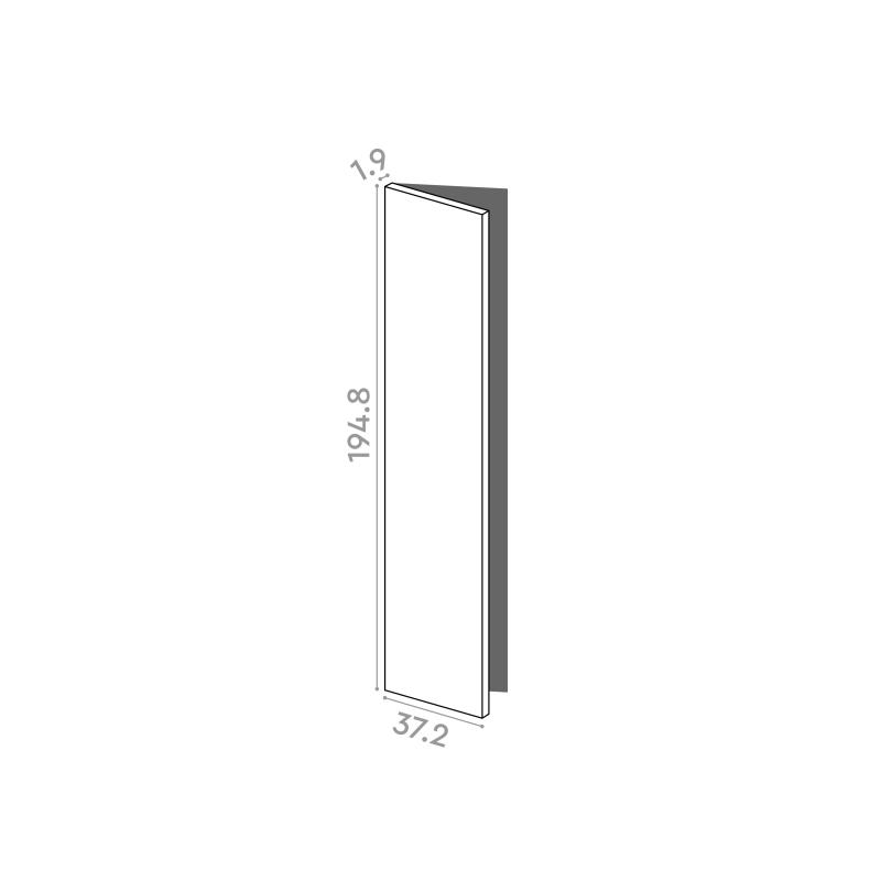 Door 37x195cm - left-hand hinges