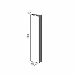 Tür 37x201cm - linke Scharniere