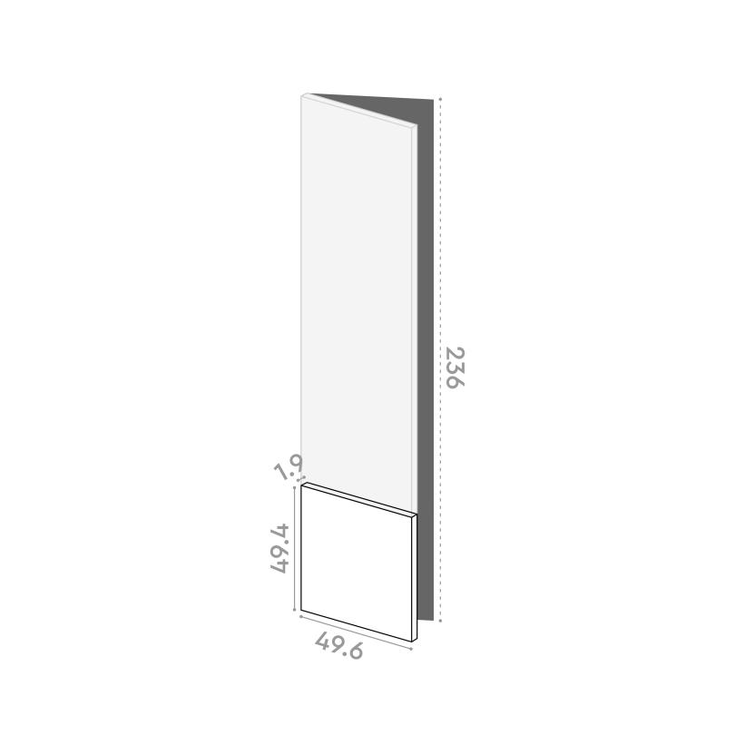 Door 50x50cm - left-hand hinges