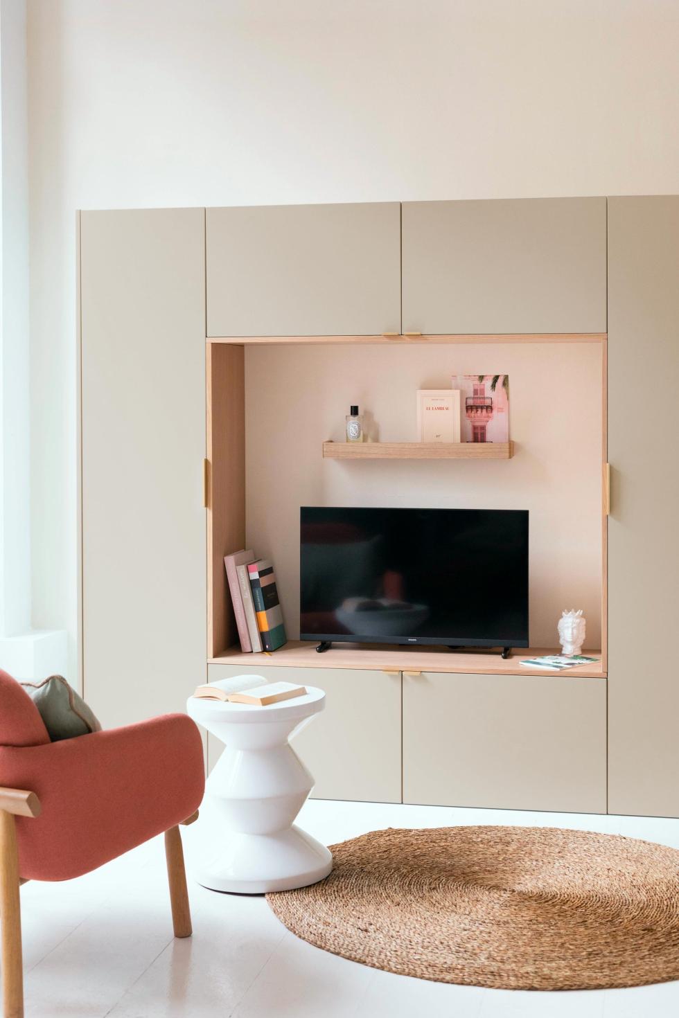 Bogen aus Beige Lin