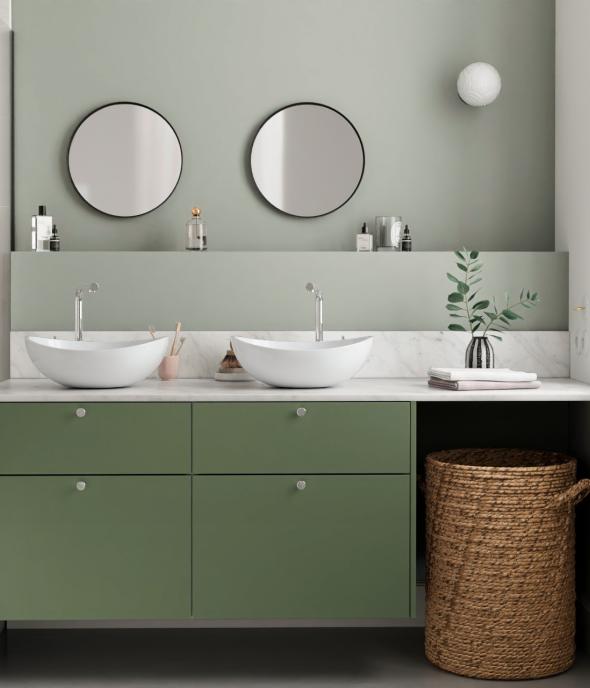 Meuble double vasque - 120cm ou plus