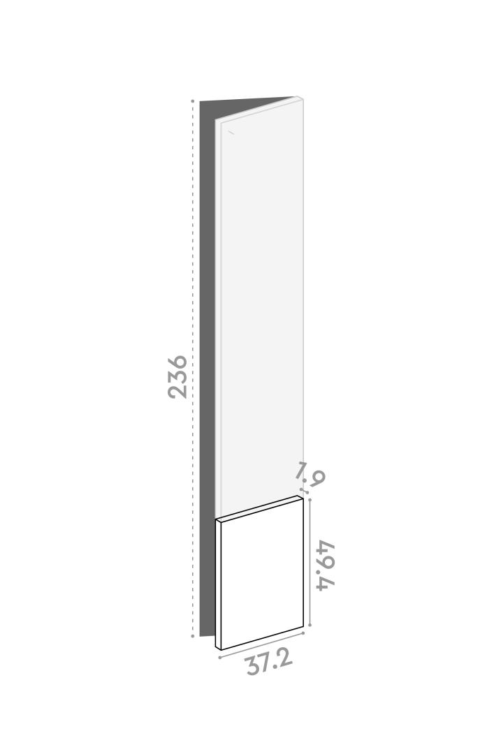 Door 37x50cm - right-hand hinges