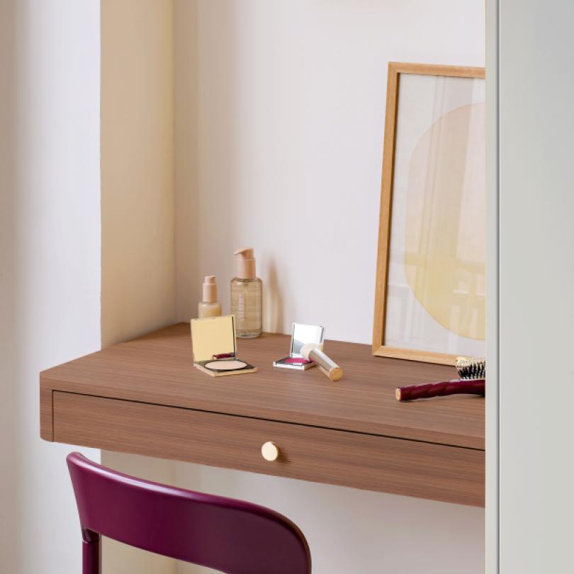 Schreibtischplatte Vanity Wallnuss