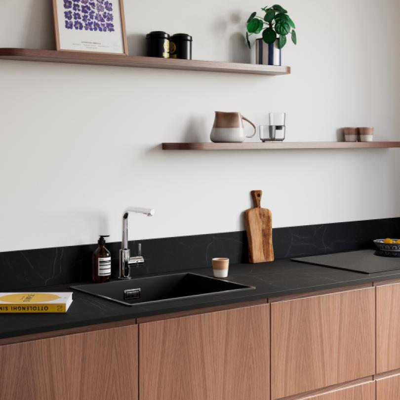 Wandpaneel Marmor Black