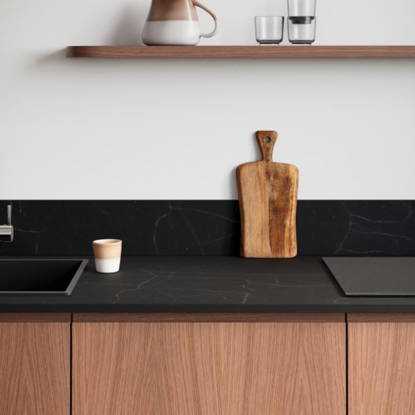 Arbeitsplatte Marmor Black