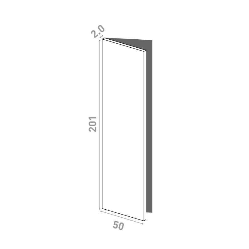 Tür 50x201cm - linke Scharniere
