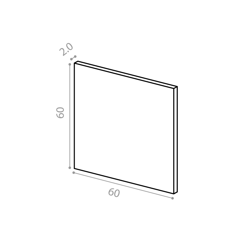 Tür 60x60cm