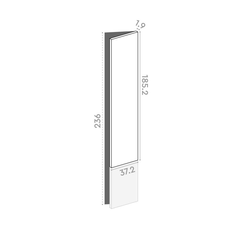 Door 37x185cm - right-hand hinges
