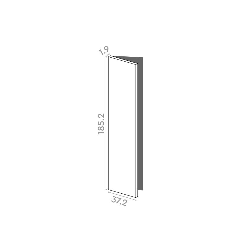 Door 37x185cm - left-hand hinges